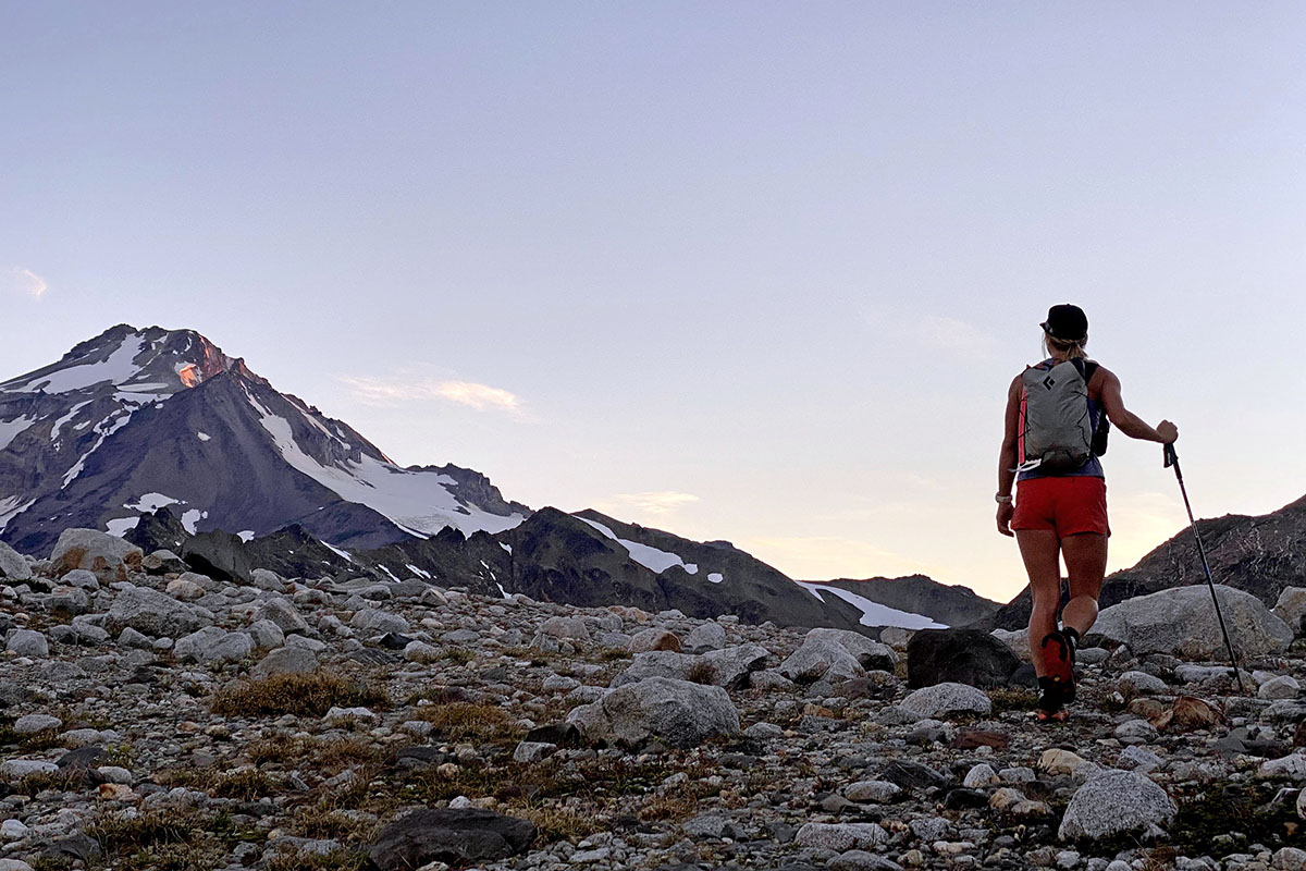 Walking towards Glacier Peak